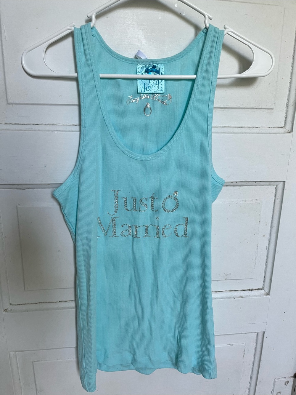 VTG Victoria’s Secret Sexy Little Things Just Married Rhinestone Tank